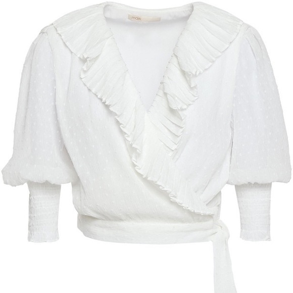 Maje wrap blouse - Picture 4 of 4